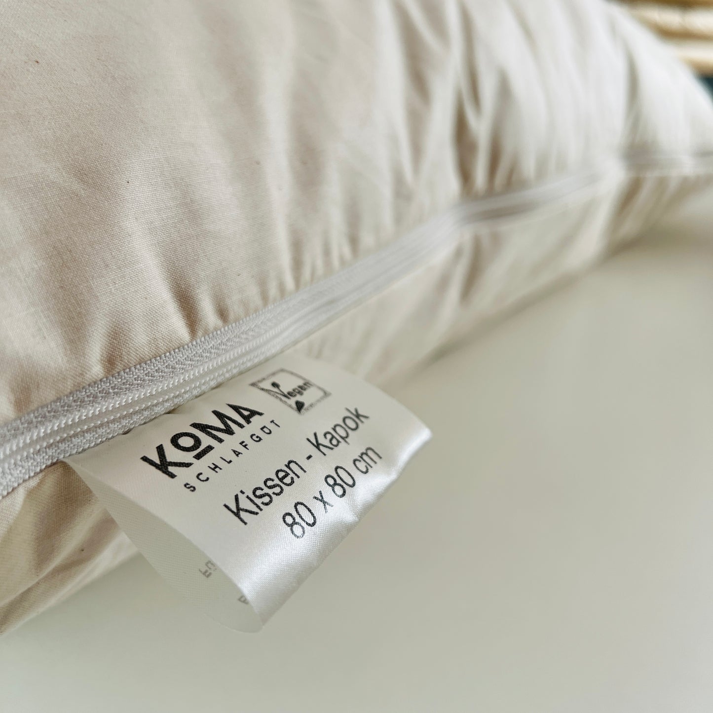 KOMA schlafgut Kapok Bio Kopfkissen Classic